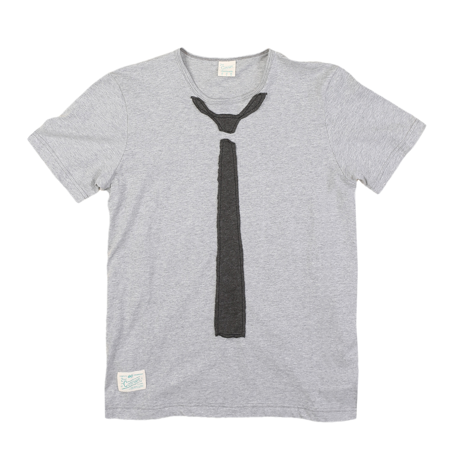 세컨드코너 2C 남성 반팔 티셔츠 / 라운드넥 반팔티 / 할로윈 티셔츠 Skittles - L.Grey